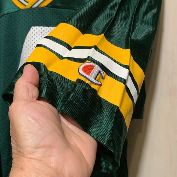 Vintage 90’s Champion Packers Brett Farve #4 Football Jersey - Picture 5 of 11